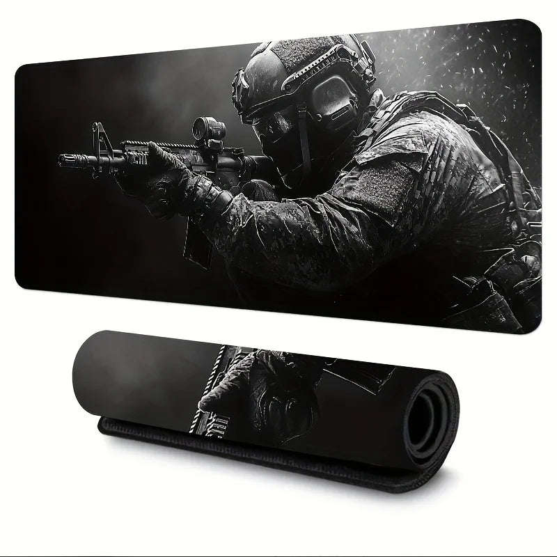 Large Tactical Soldier Mouse Pad – XXL Desk Mat